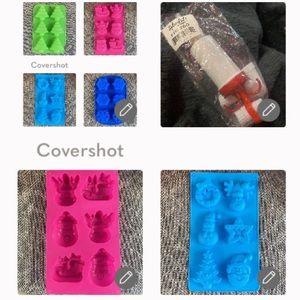 4 Themed Silicone Baking/Molds☃️🌲+cake decorator 7tips